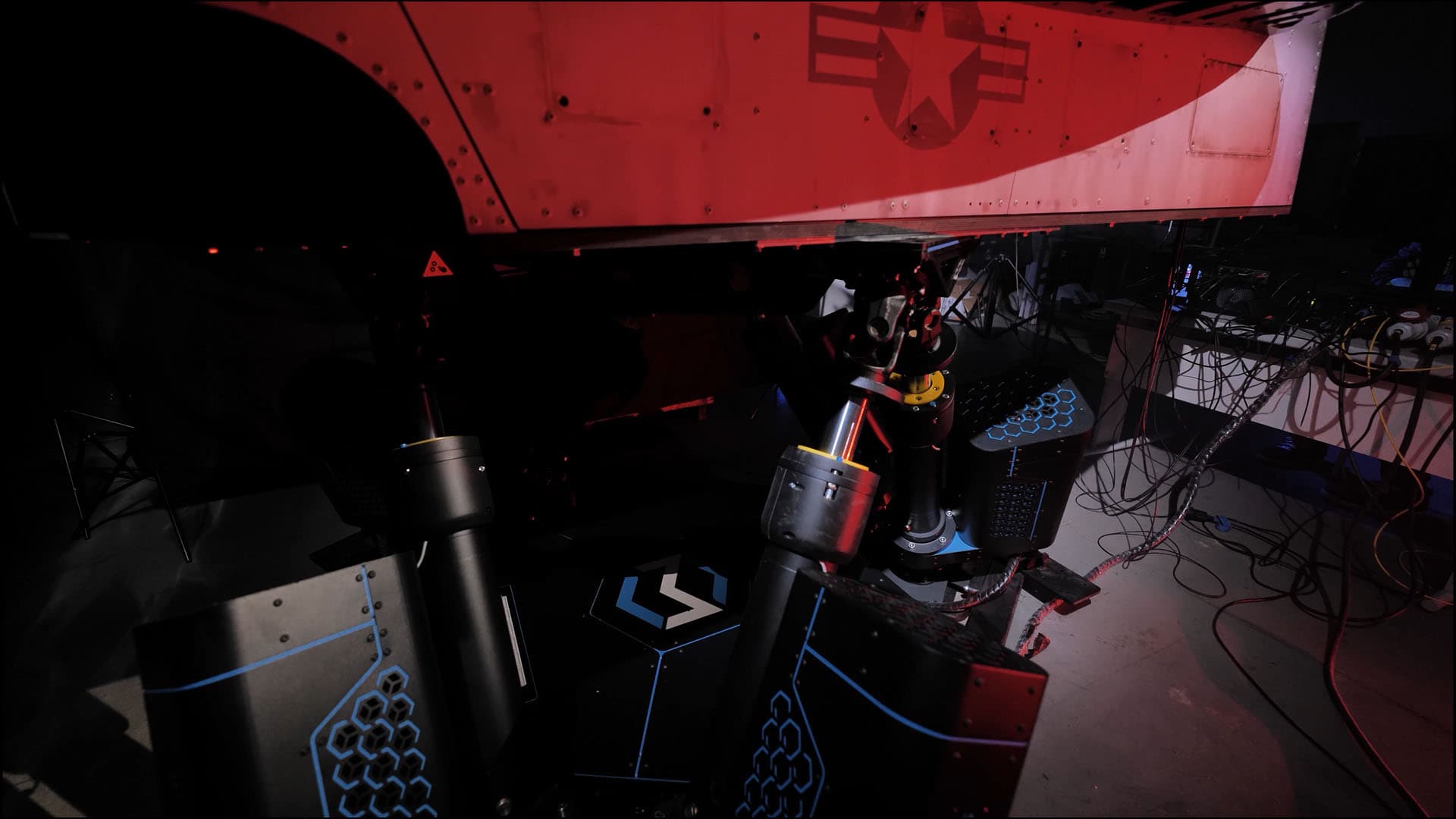 6DOF flight motion simulator on the PS-6TL-800 motion platform - photo 6