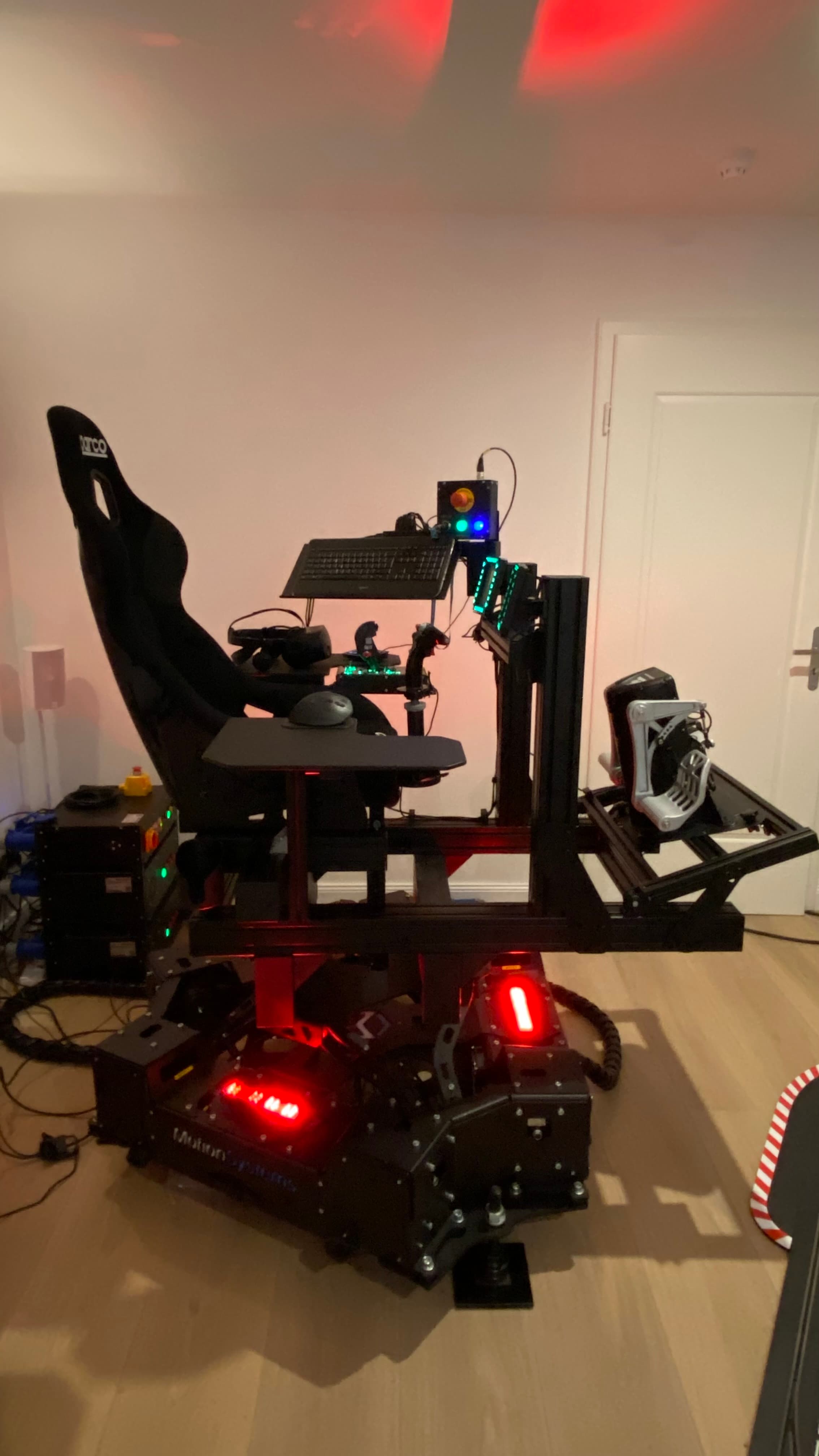 DCS Flight Simulator on the PS-6TM-150 motion platform - photo 3