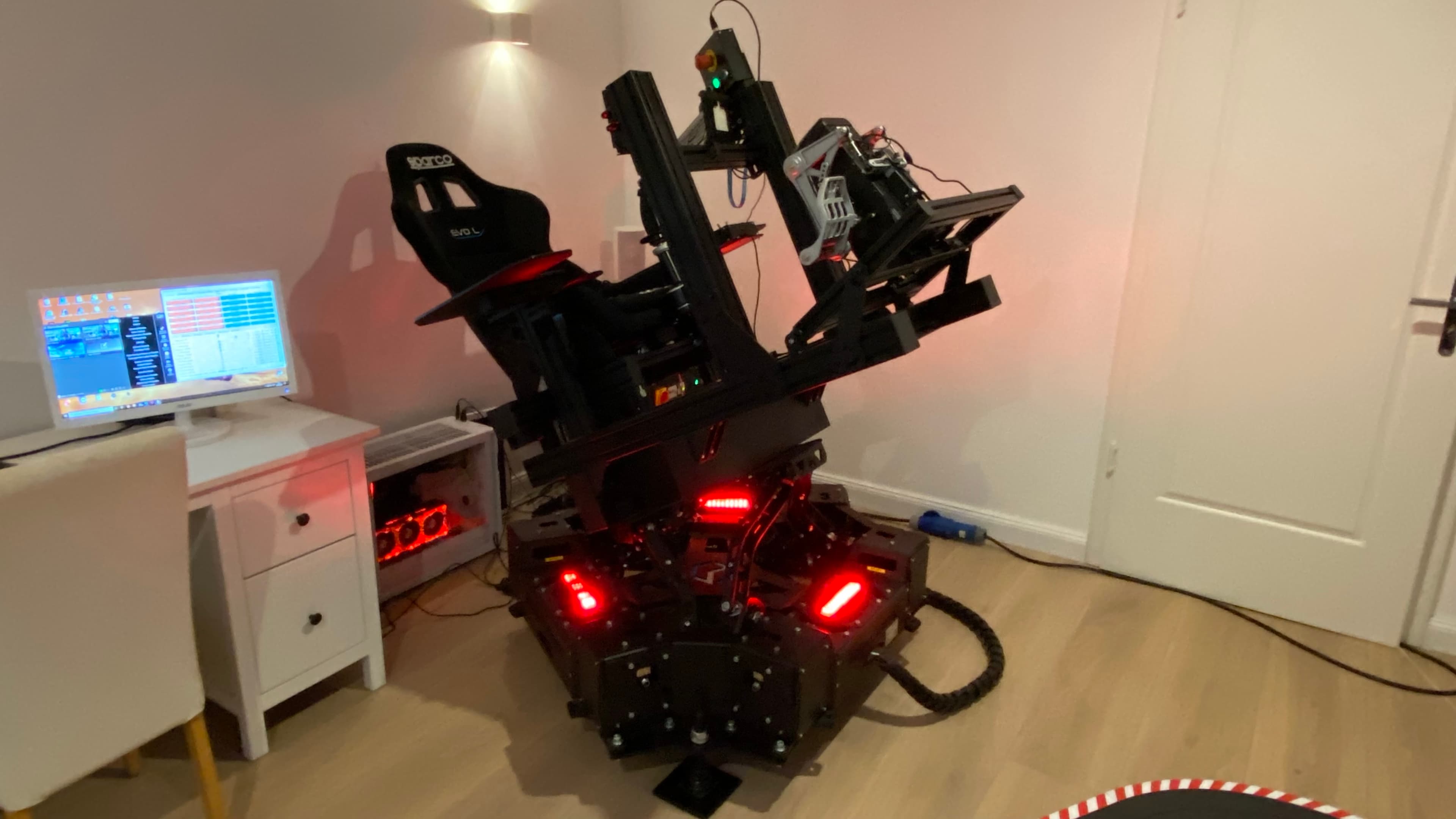 DCS Flight Simulator on the PS-6TM-150 motion platform - photo 6