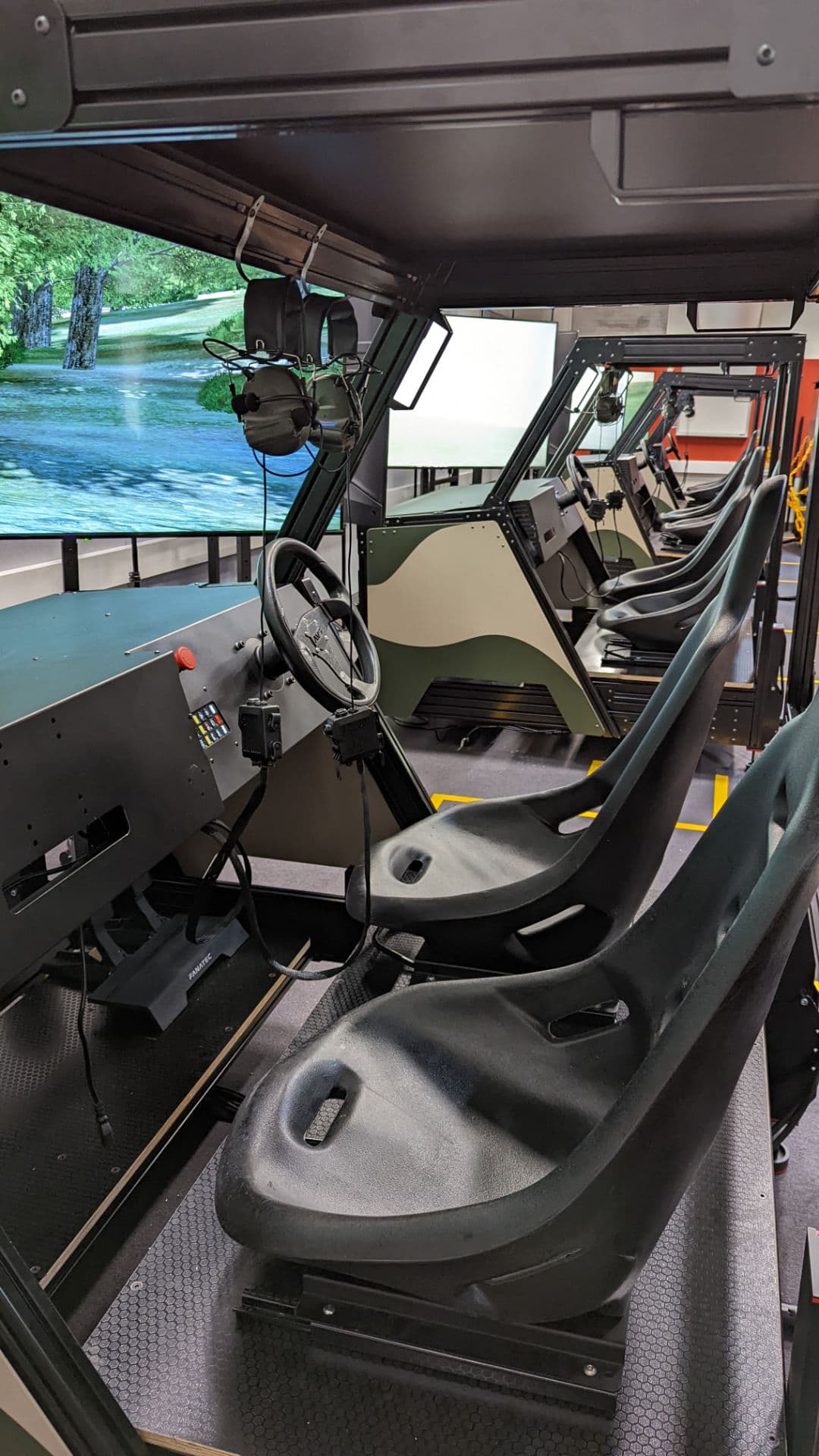 Protected Mobility Tactical Trainer on the QS-220 motion platform - photo 4