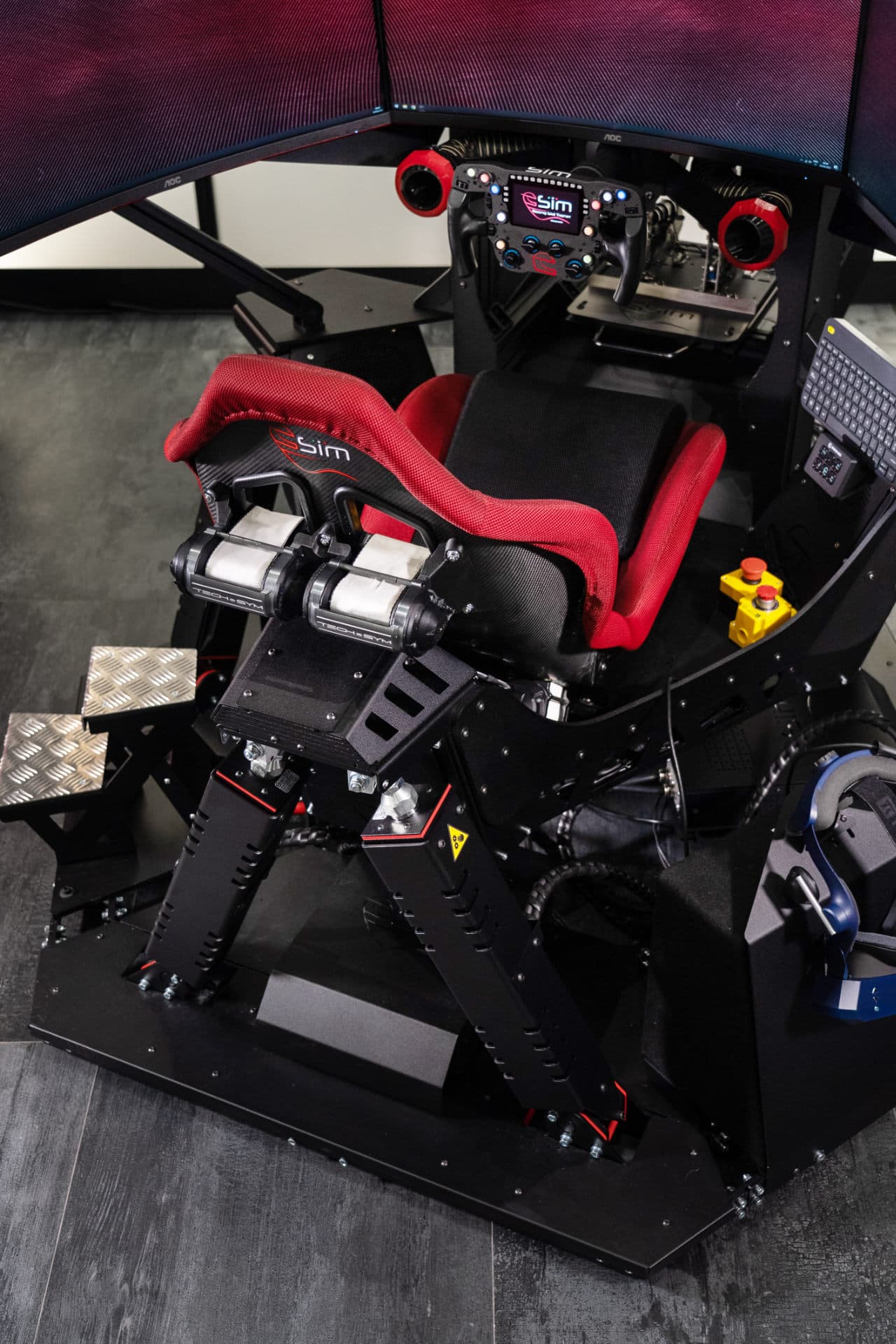 SIM RST 6DOF racing simulator on the QS-S25 motion platform - photo 5