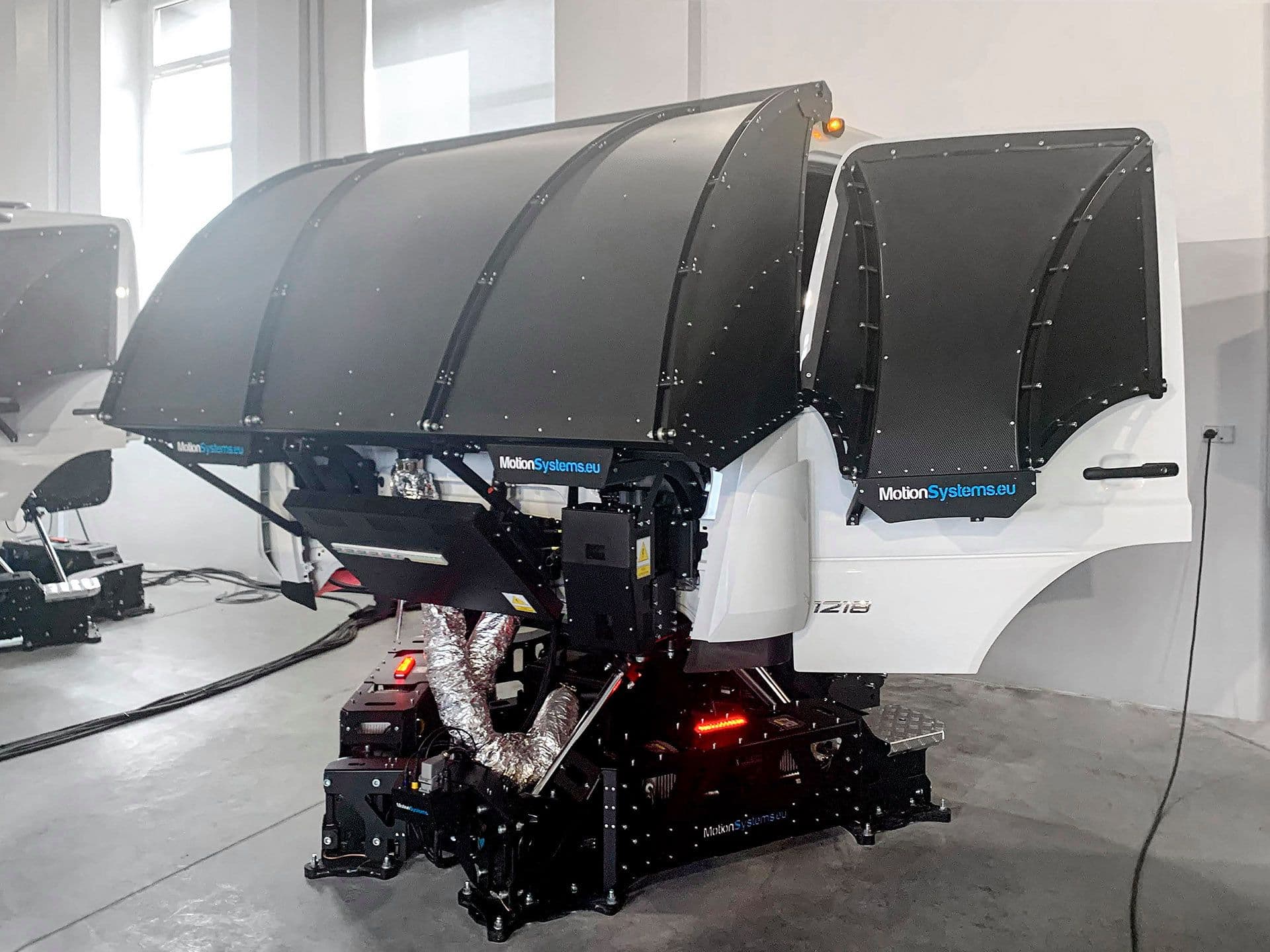 TS-10 truck driving simulator on the PS-6TM-1500 motion platform - photo 1