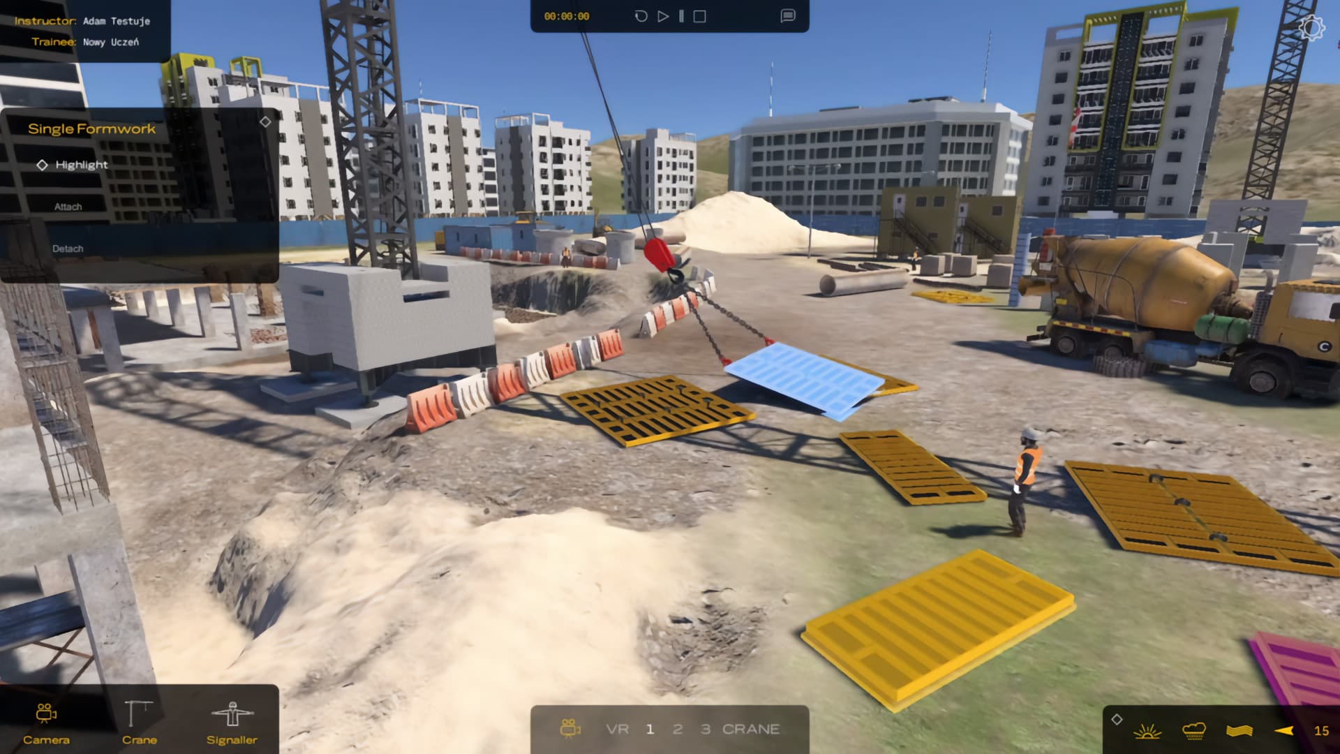 VR Crane Simulator on the PS-3TM-350 motion platform - photo 5