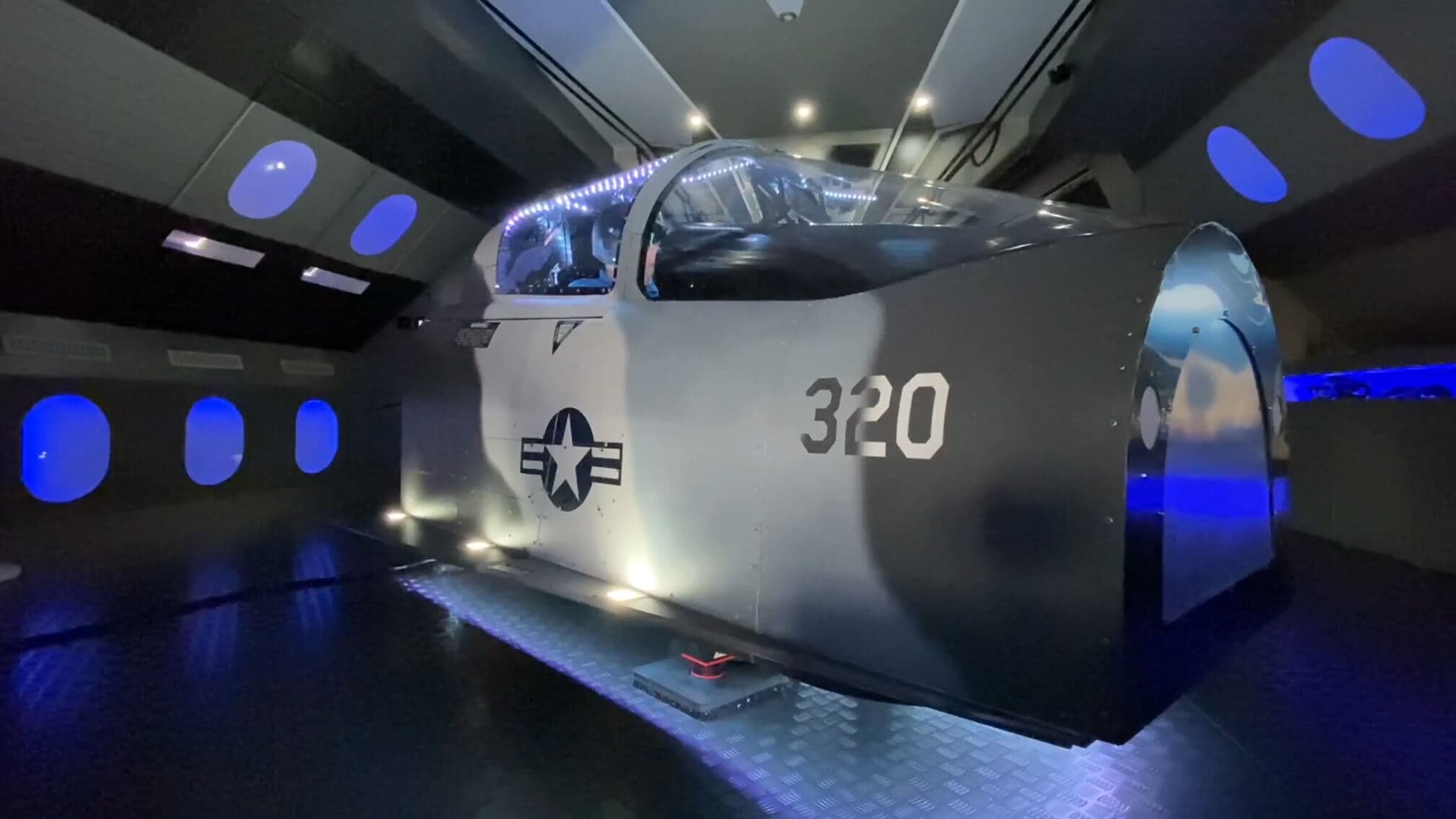 VR-JET Flight Simulator on the QS-220 motion platform - photo 2