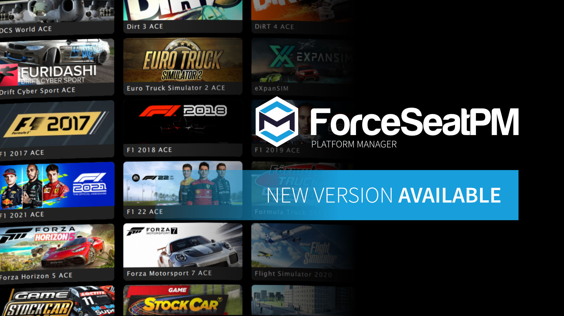 ForceSeatPM - Version 2.121 Released