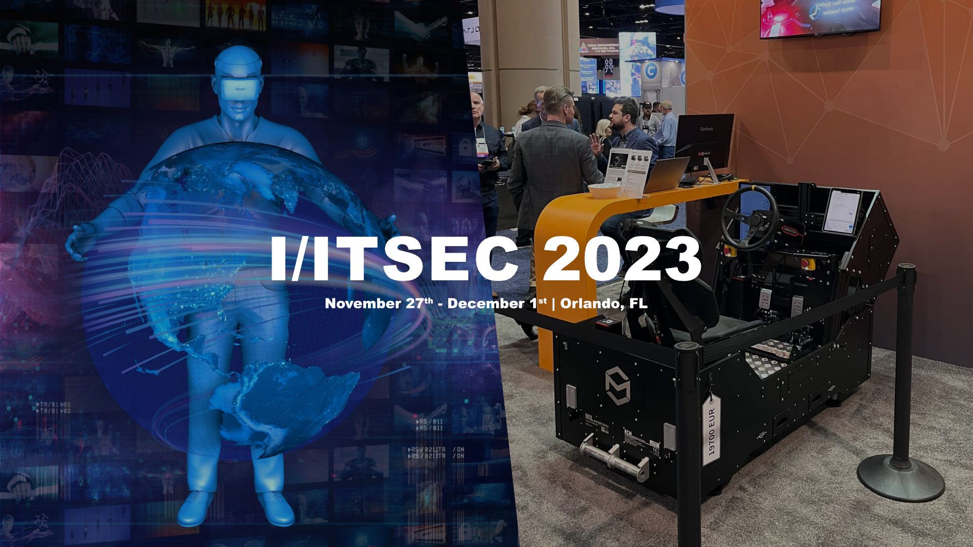 Reconfigurable Cockpit Module at I/ITSEC 2023