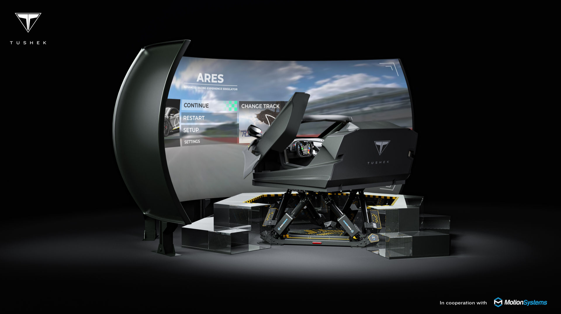 Tushek Hypercar Simulator Partnership
