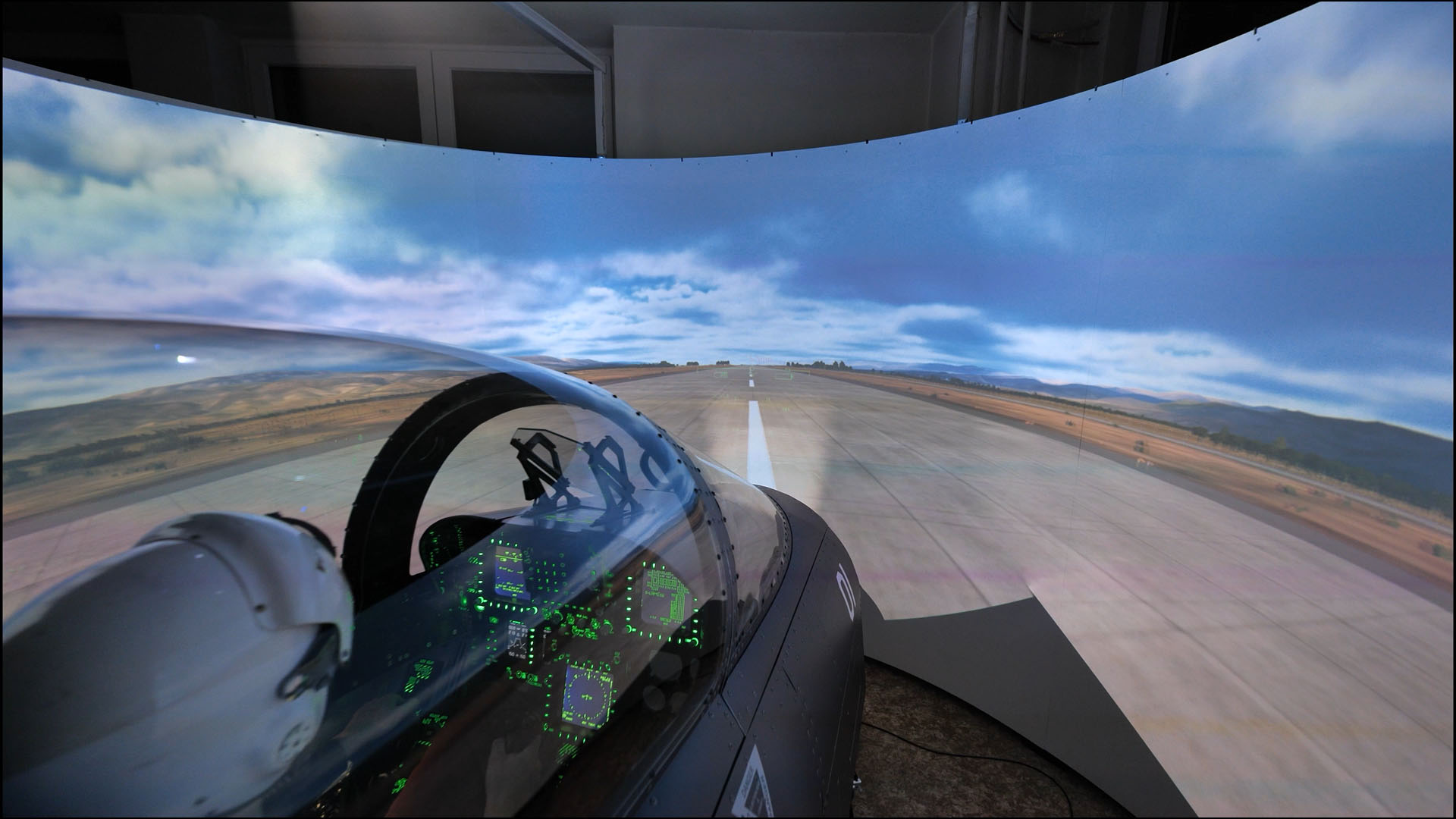 6DOF flight motion simulator