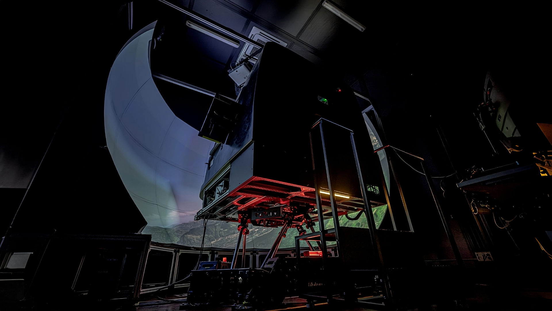 Entrol H64 simulator on the PS-6TM-1500 motion platform