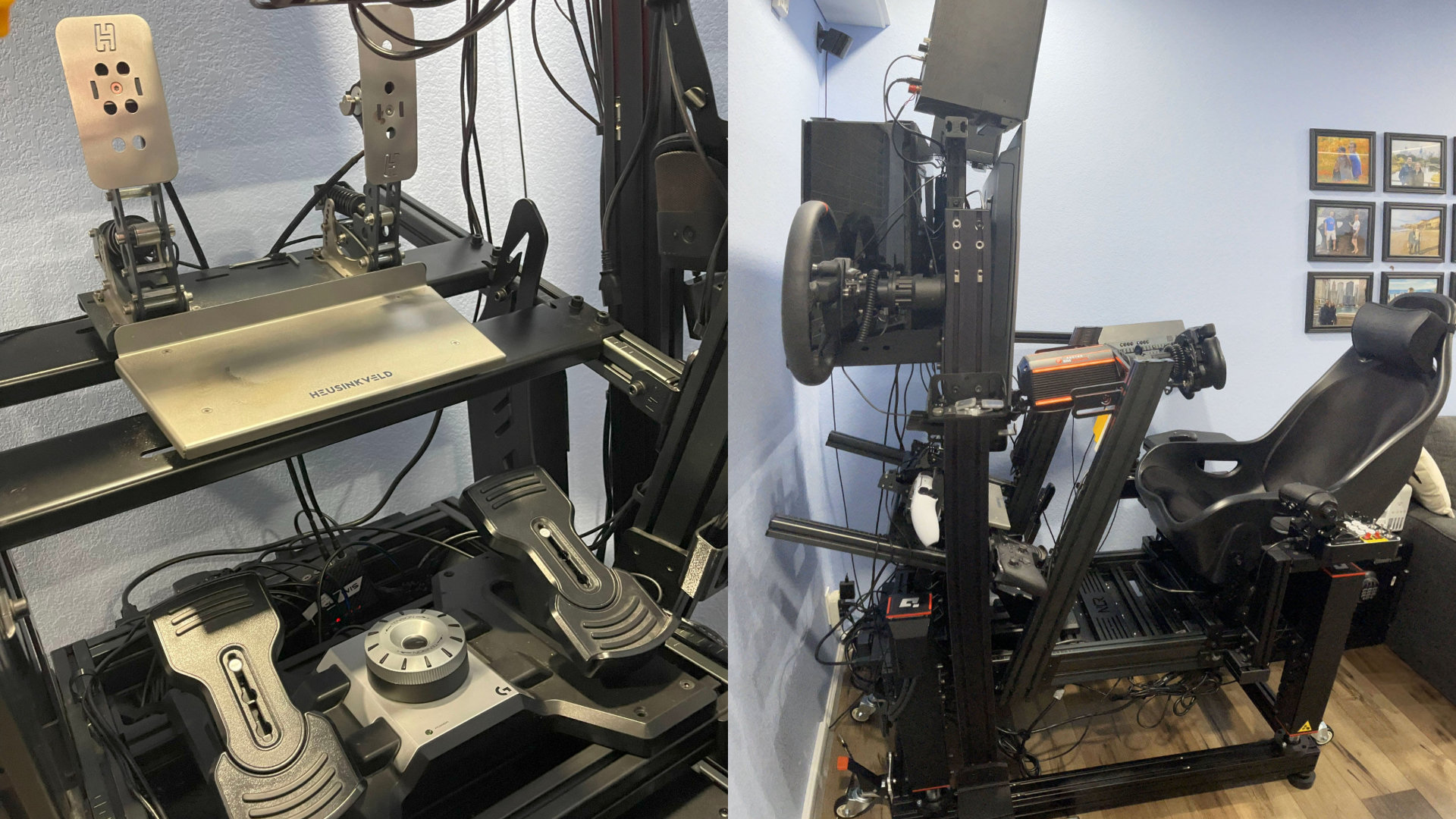 Personal rig built on the QS-220 3DOF motion system