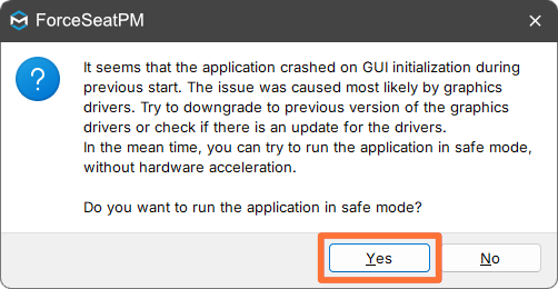 Opengl error FSPM