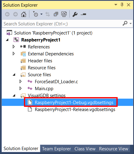 Rspi visualgdb 10