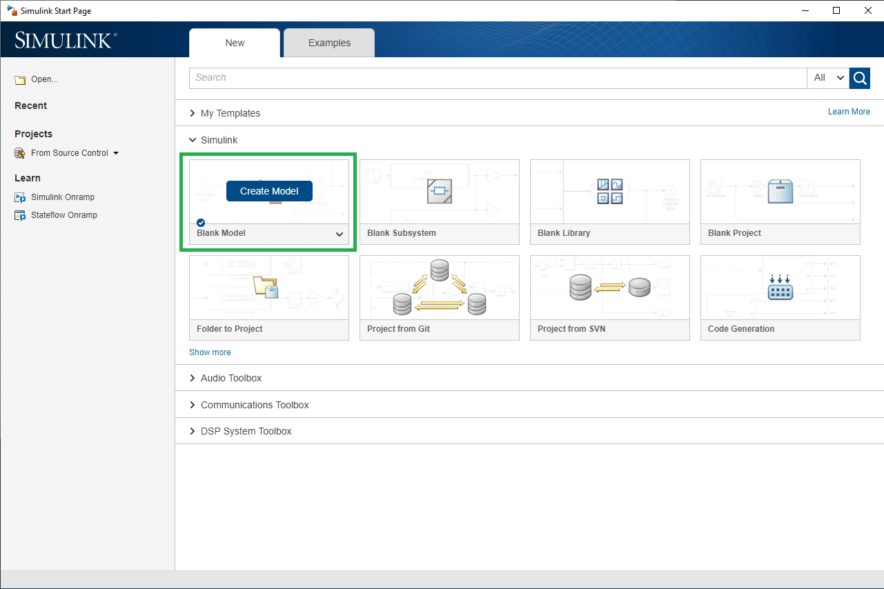 Setup simulink 2